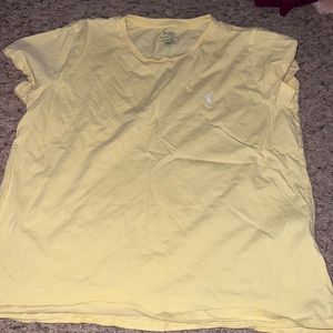 Yellow Ralph Lauren tee size Large only worn a couple of times!